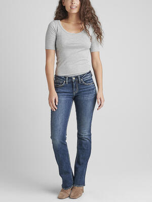 Britt Low Rise Slim Bootcut Jeans