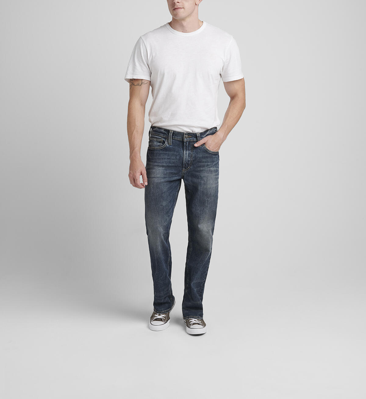 Gordie Loose Fit Straight Leg Jeans, , hi-res image number 0