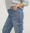Denim High Rise Cargo Pants, , hi-res image number 3