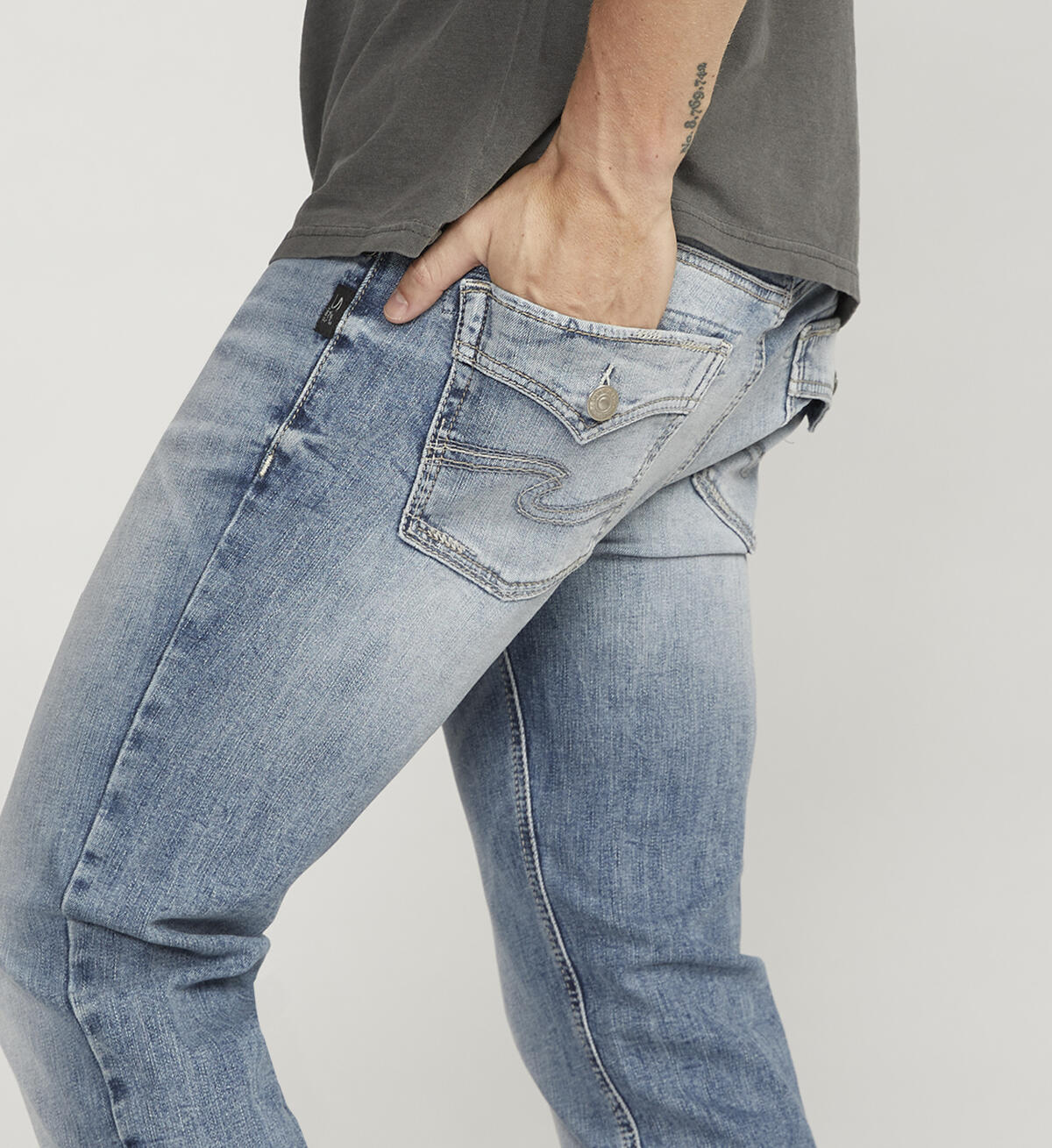 Allan Slim Fit Straight Leg Jeans, , hi-res image number 3