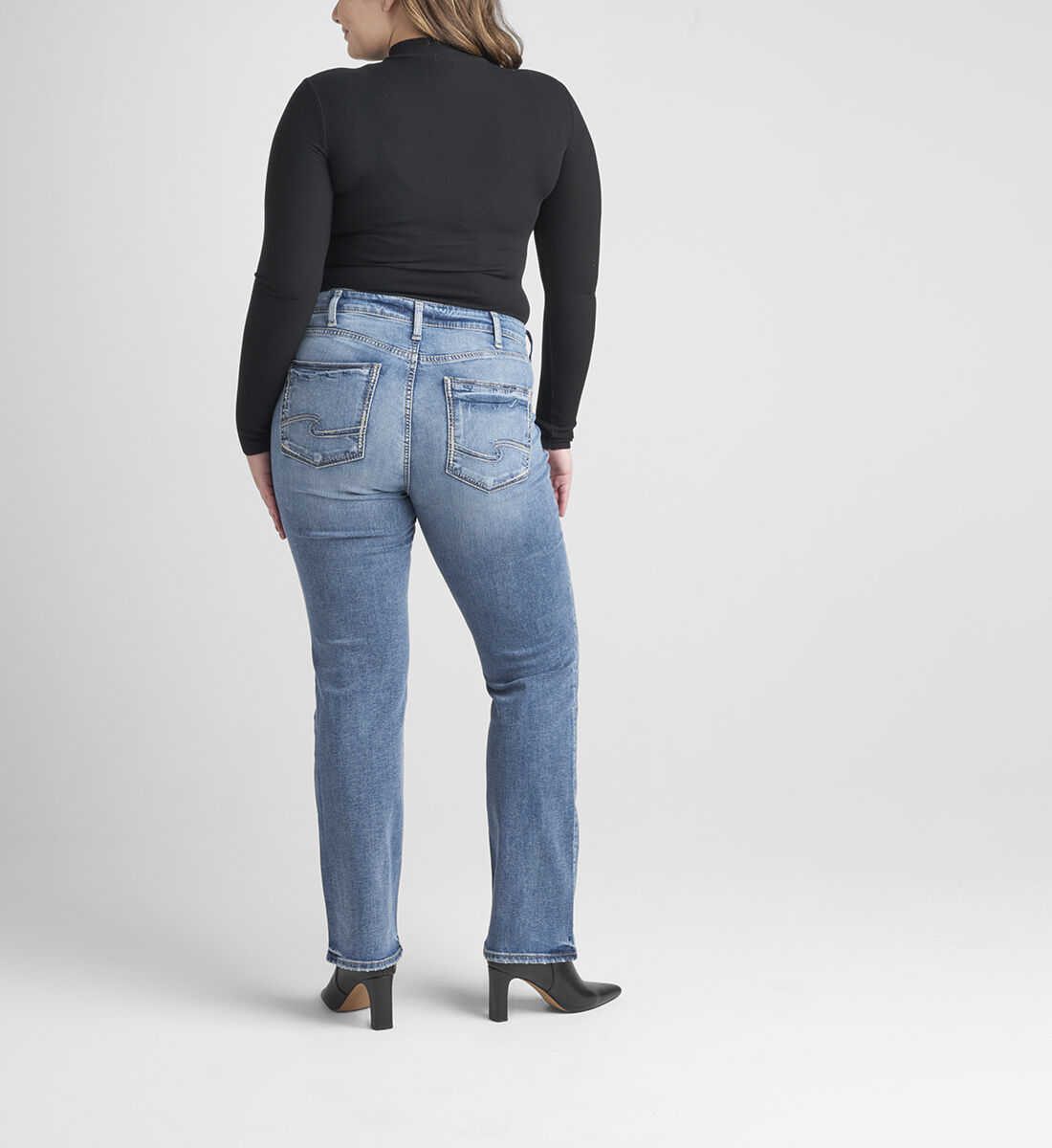 Women's plus size silver jeans 2025