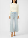 Avery High Rise Wide Leg Cropped Jeans image number 0