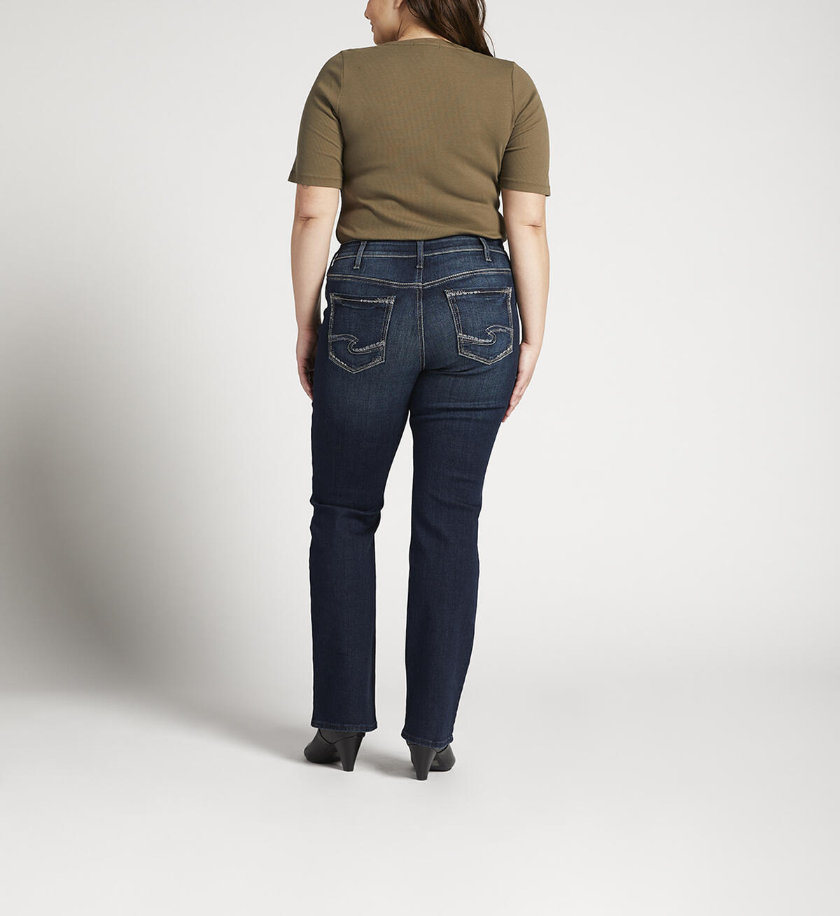 Suki Mid Rise Slim Bootcut Jeans Plus Size, , hi-res image number 1