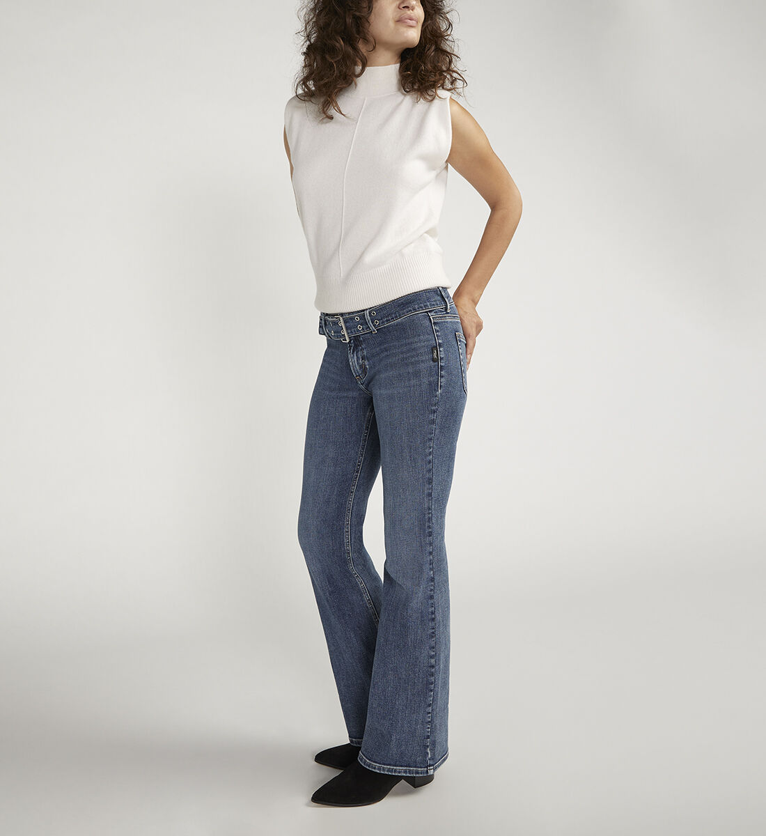 Buy Be Low Low Rise Flare Jeans for USD 44.00 | Silver Jeans