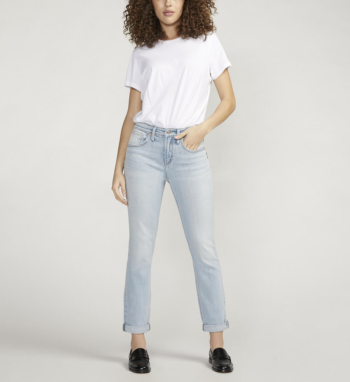 Beau High Rise Slim Leg Jeans, , hi-res image number 0