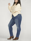 Suki Mid Rise Straight Leg Jeans Plus Size image number 2