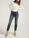 Girlfriend Mid Rise Skinny Leg Jeans, , hi-res image number 0