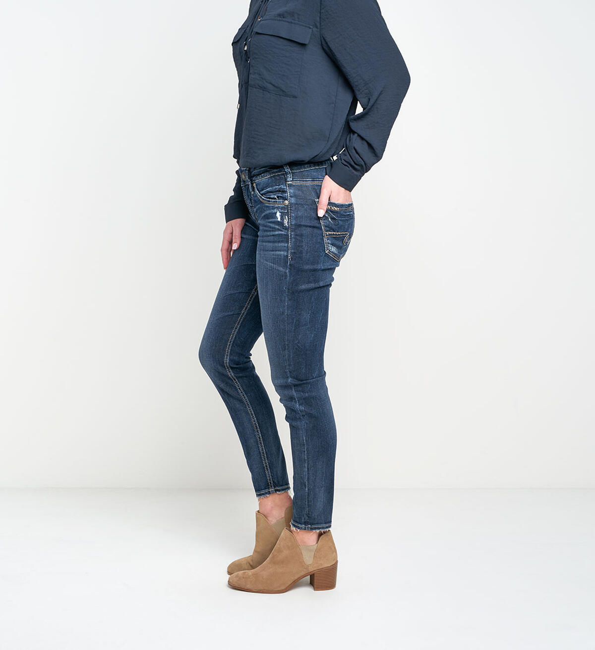 Avery Ankle Skinny Dark Wash, , hi-res image number 2