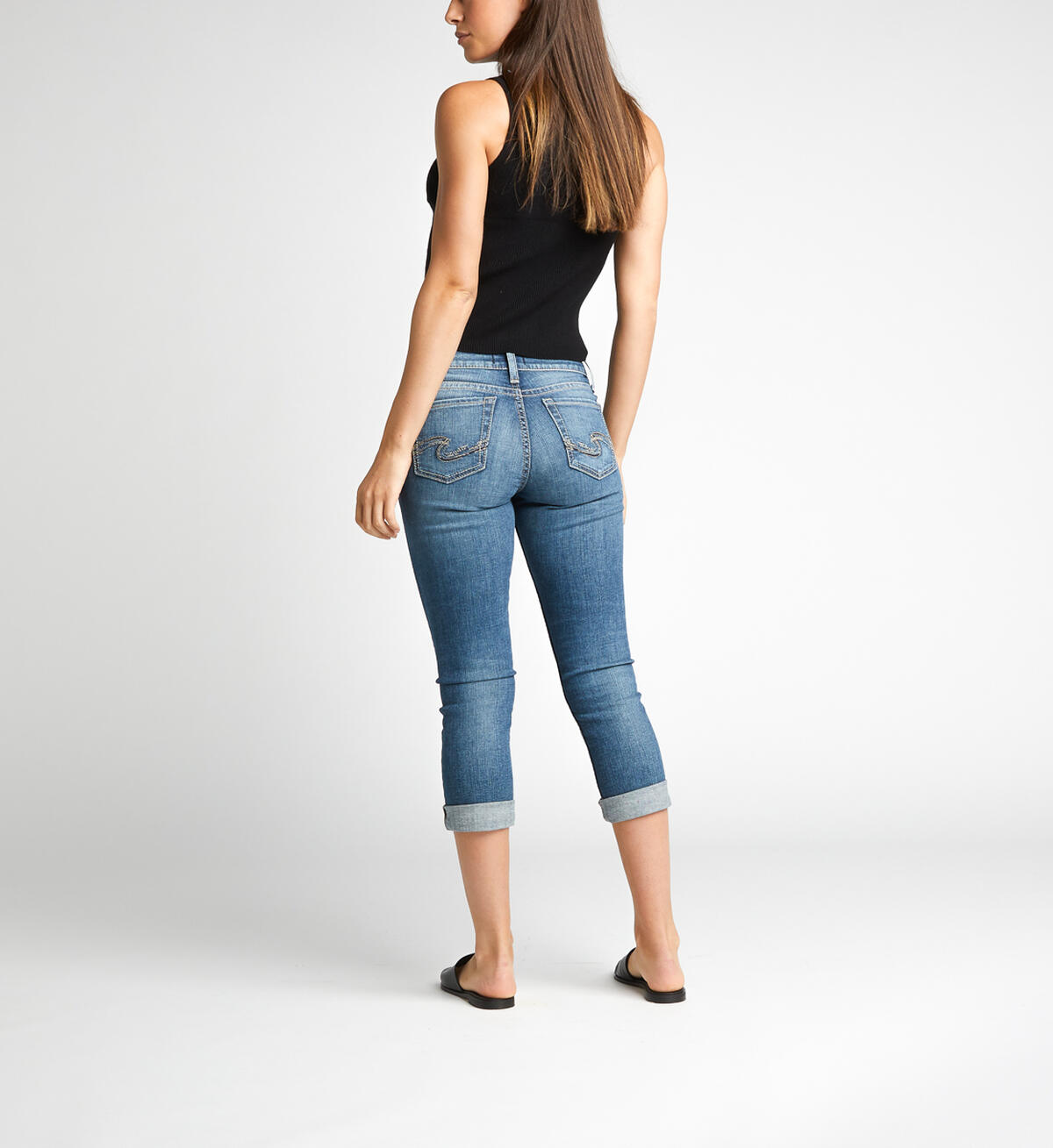 Suki Mid-Rise Curvy Capri, , hi-res image number 1