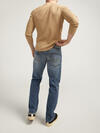 Eddie Athletic Fit Tapered Leg Jeans, , hi-res image number 1