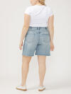 High Rise Long Shorts Plus Size image number 1