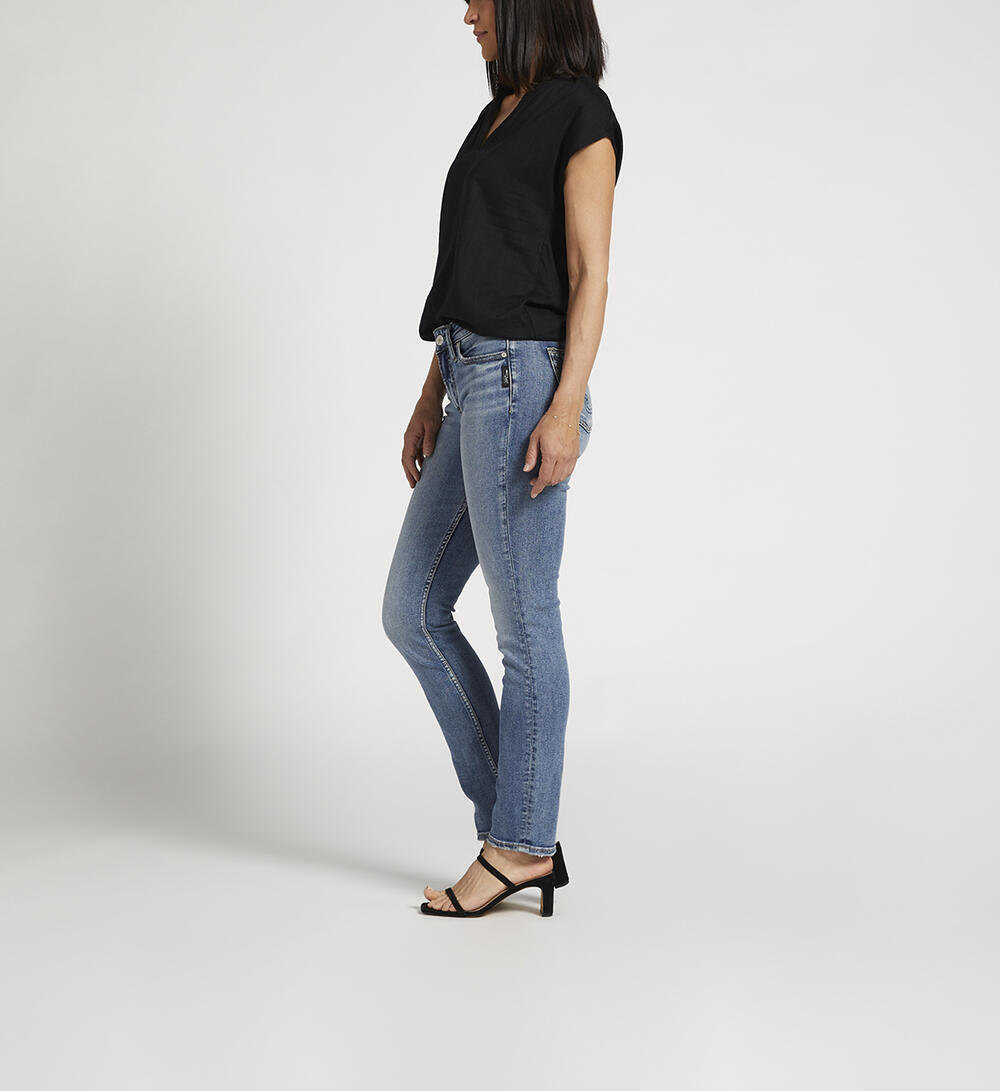 Suki Mid Rise Straight Leg Jeans, , hi-res image number 2