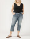 Elyse Mid Rise Capri Plus Size image number 0