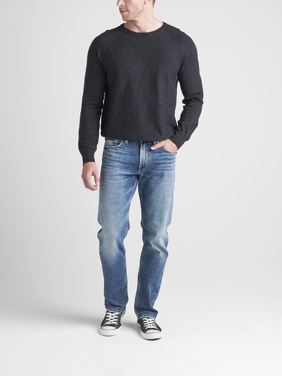 Eddie Relaxed Fit Tapered Leg Jeans 