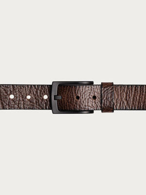 Men's 40mm Heavy Shrunken Grain Genuine Leather Belt
