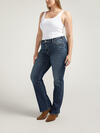 Elyse Mid Rise Slim Bootcut Jeans Plus Size, , hi-res image number 2