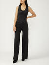 Suki Mid Rise Wide Leg Luxe Stretch Jeans image number 0
