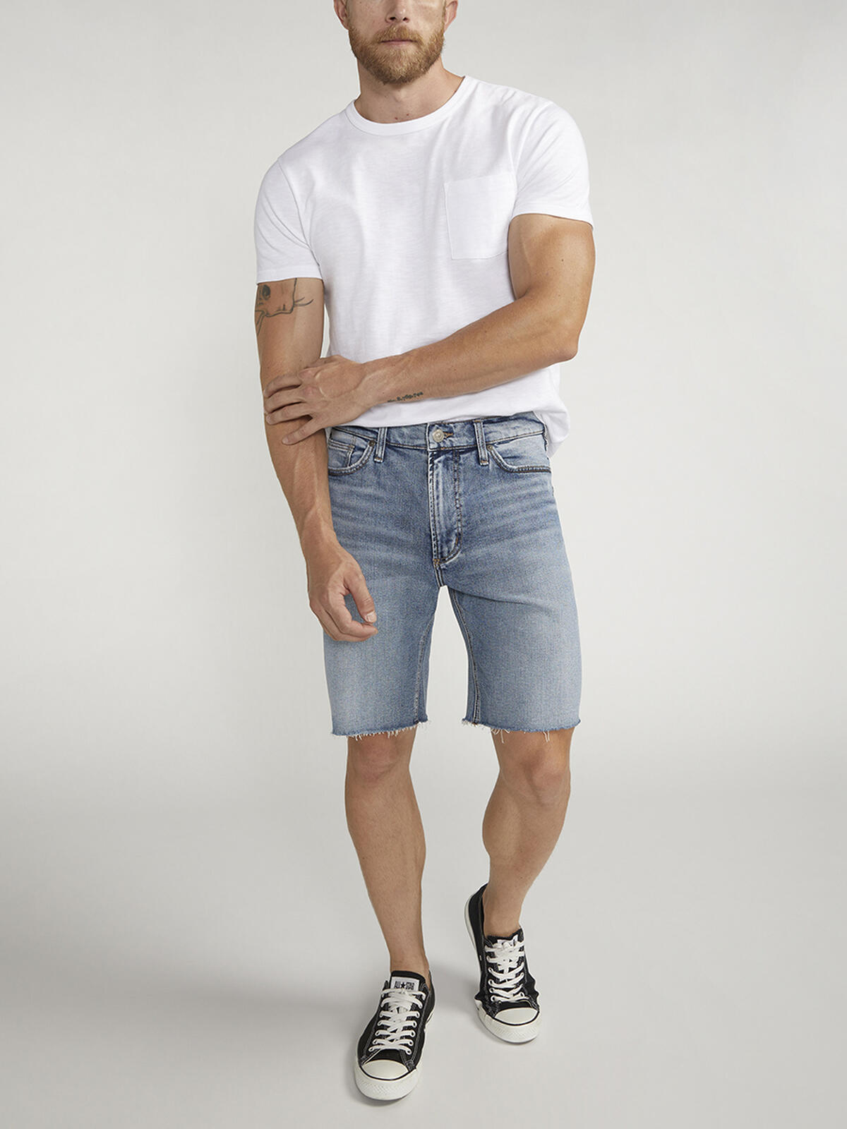 Classic Fit Jean Shorts, , hi-res image number 0
