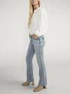Elyse Mid Rise Slim Bootcut Jeans, , hi-res image number 2