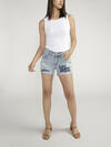 Boyfriend Mid Rise Shorts, , hi-res image number 0