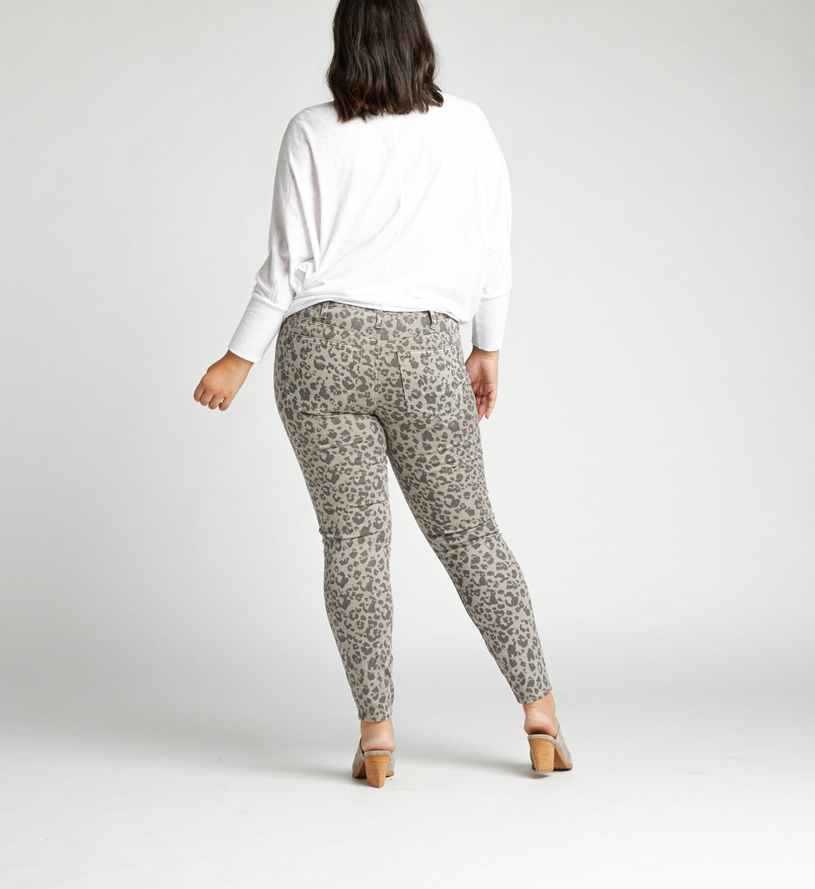 Buy Most Wanted Mid Rise Skinny Plus Size Jeans for USD 109.00 | Silver ...