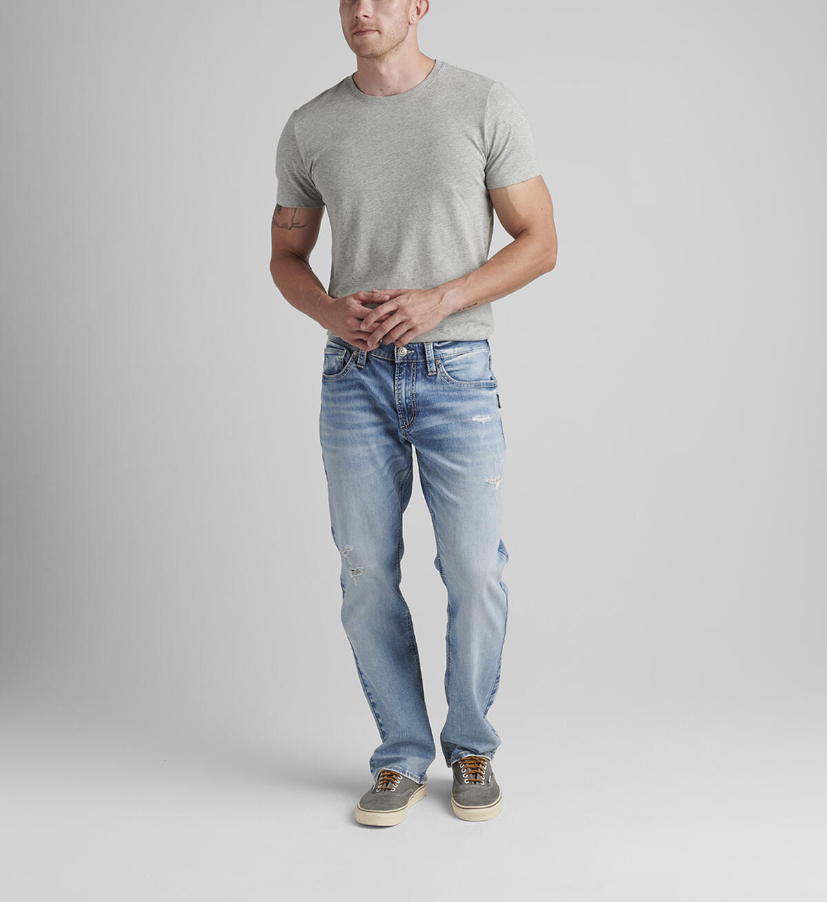 Allan Classic Fit Straight Leg Jeans, , hi-res image number 0