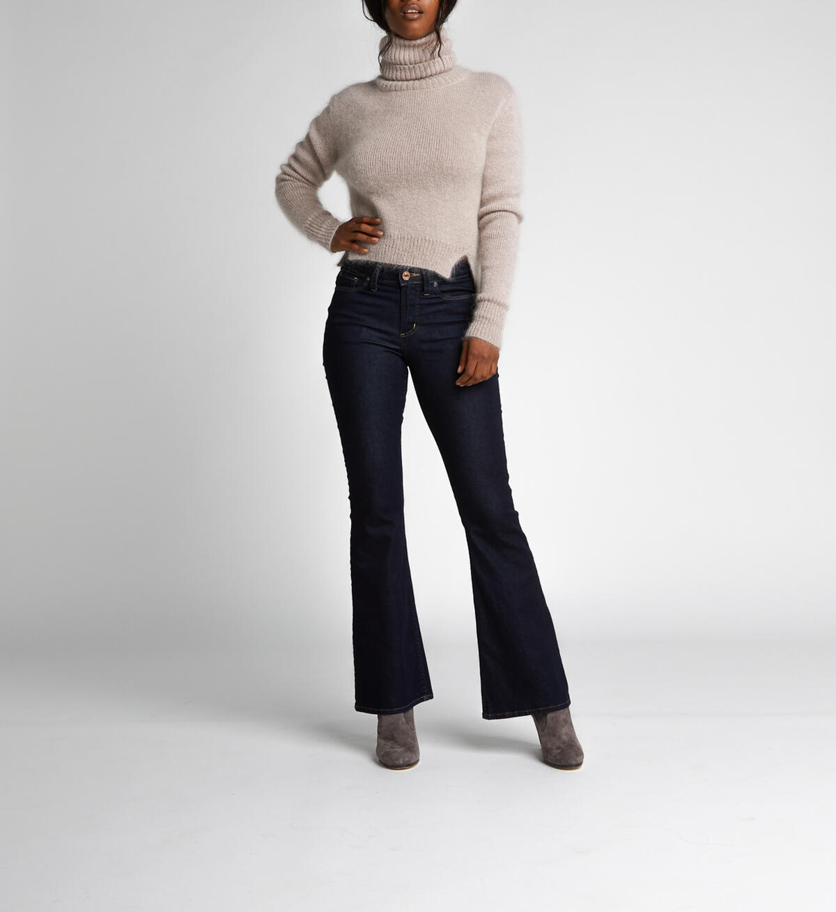 Mazy High-Rise Flare Jeans, , hi-res image number 0
