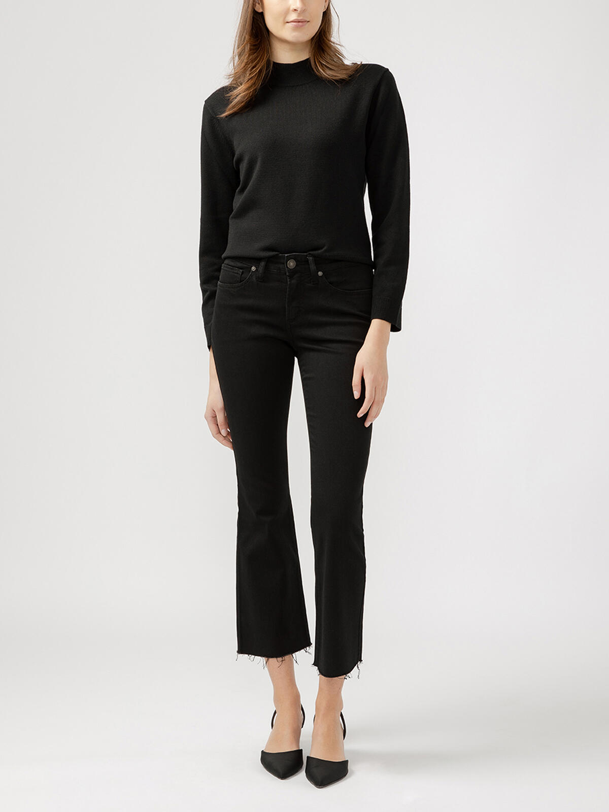 Suki Mid Rise Kick Flare Luxe Stretch Jeans, , hi-res image number 0