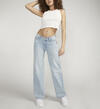 V-Front Mid Rise Wide Leg Jeans, , hi-res image number 4
