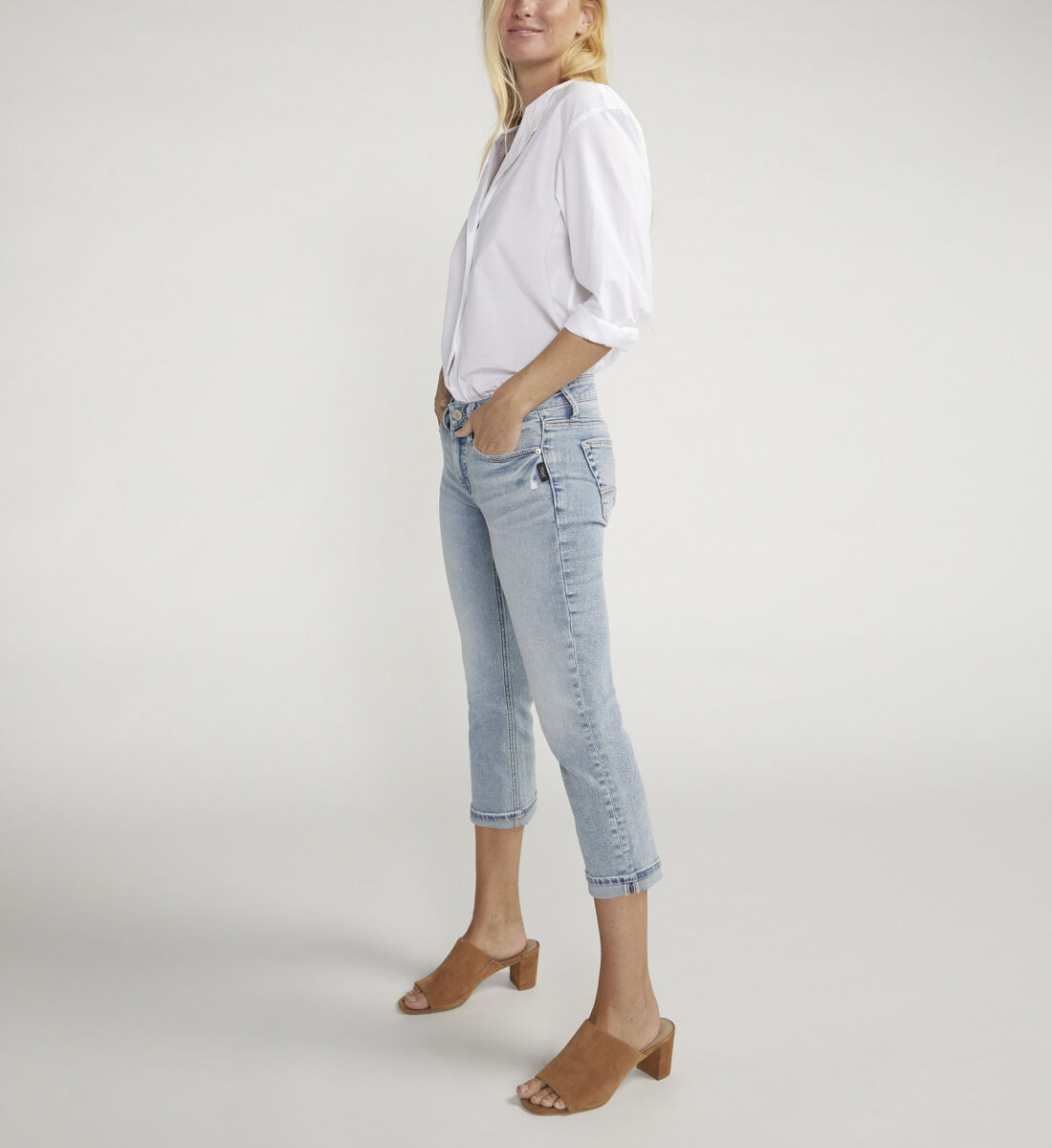 Low hot sale rise capris