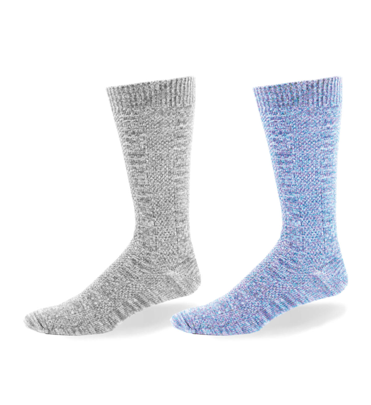 Link Patterned Over-The-Calf Socks, Light Grey, hi-res image number 0}