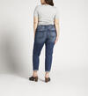 Boyfriend Mid Rise Slim Leg Jeans Plus Size, , hi-res image number 1