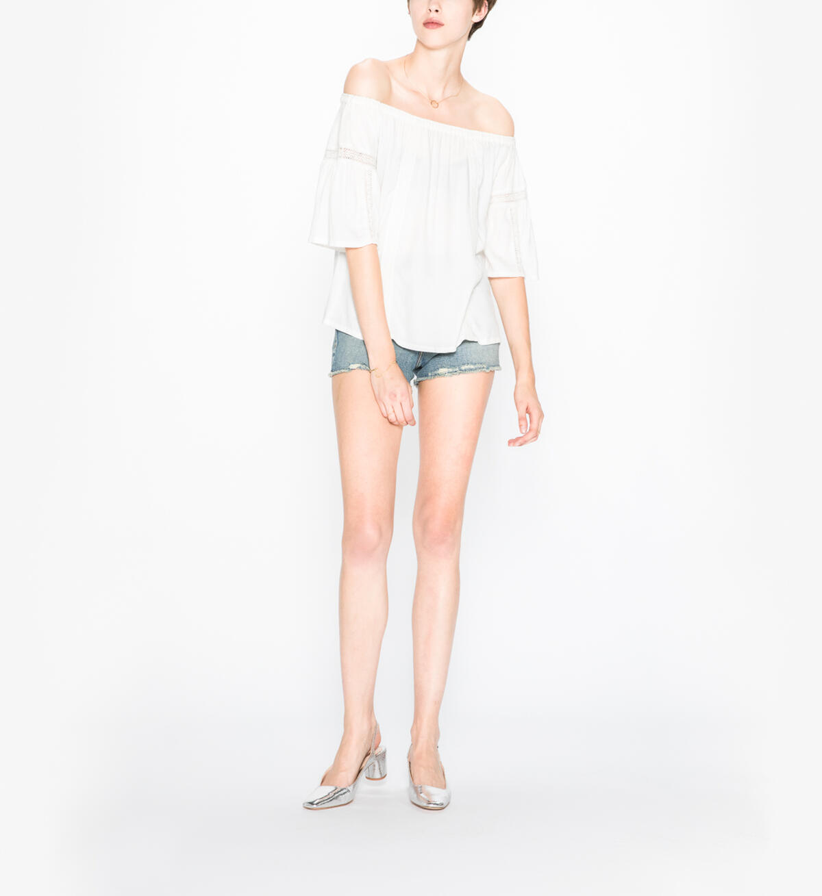 Scheana - Off-shoulder Peasant Top, , hi-res image number 0