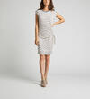 Arlene Side-Knot Striped Dress, , hi-res image number 0
