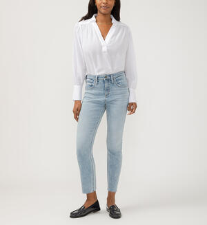 Beau High Rise Slim Leg Jeans