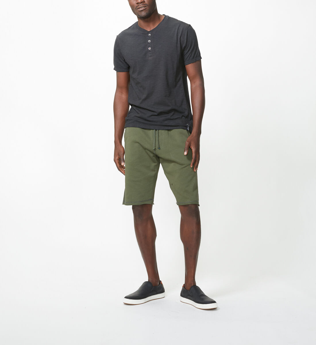Buy Jeremy Knit Jogger Shorts for USD 48.00 Silver Jeans US New