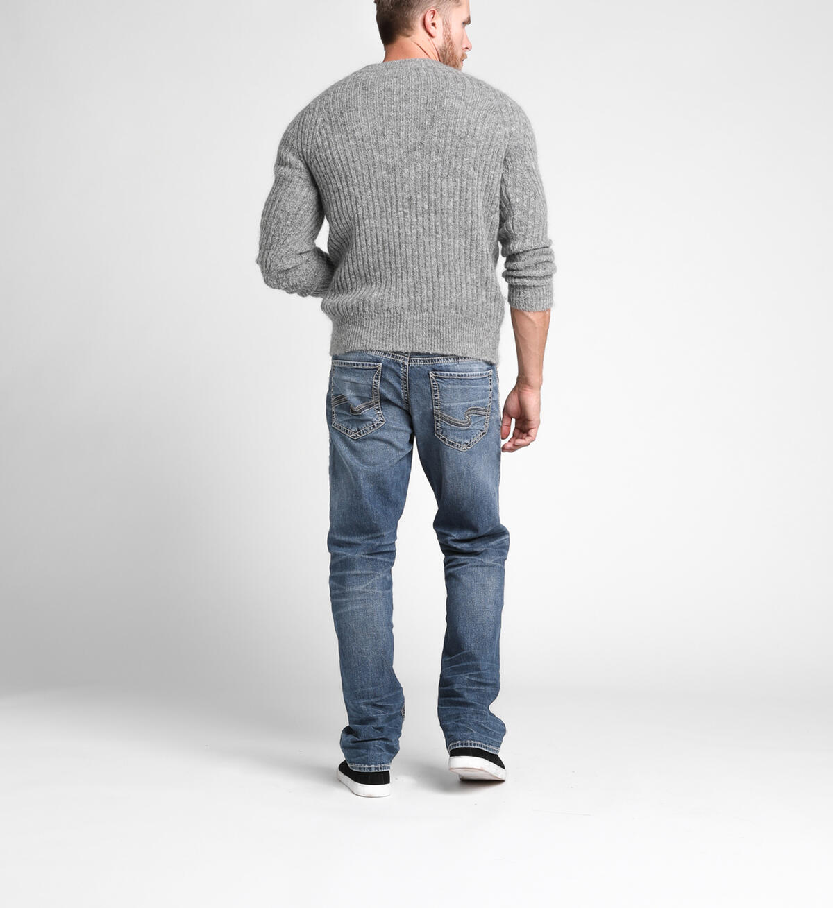 Gordie Straight Mens Medium Wash, , hi-res image number 1