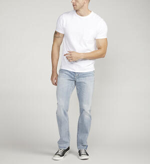 Eddie Athletic Fit Tapered Leg Jeans