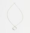 Long Ring Pendant Necklace, Silver, hi-res image number 0