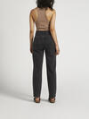 Mid Rise Straight Leg Dad Jean, Black, hi-res image number 1