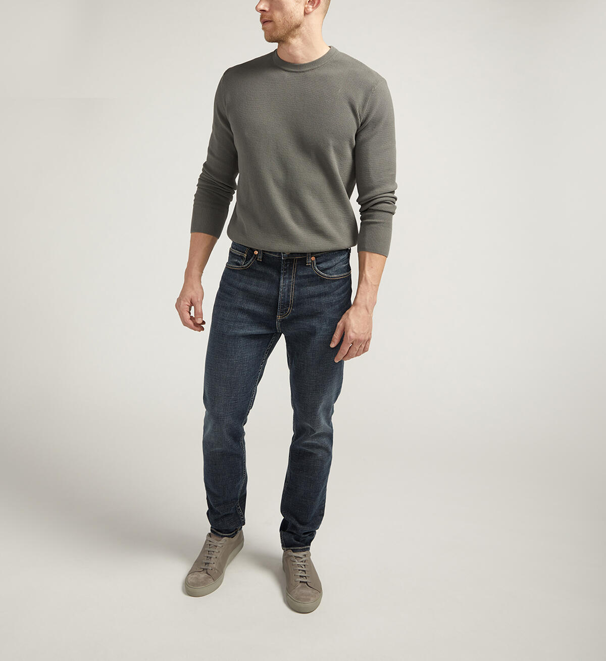 Machray Athletic Fit Straight Leg Luxe Heritage Jeans, , hi-res image number 0