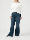 Isbister High Rise Flare Luxe Stretch Jeans Plus Size, , hi-res image number 2