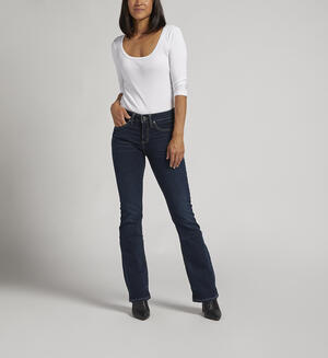 Women's Suki Mid Rise Curvy Fit Jeans | Silver Jeans