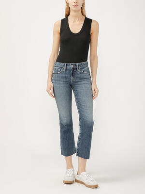 Suki Mid Rise Kick Flare Luxe Stretch Americana Jeans