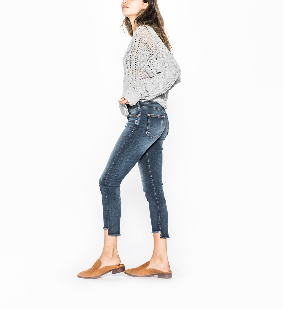 Avery Skinny Crop Dark Wash, , hi-res image number 2