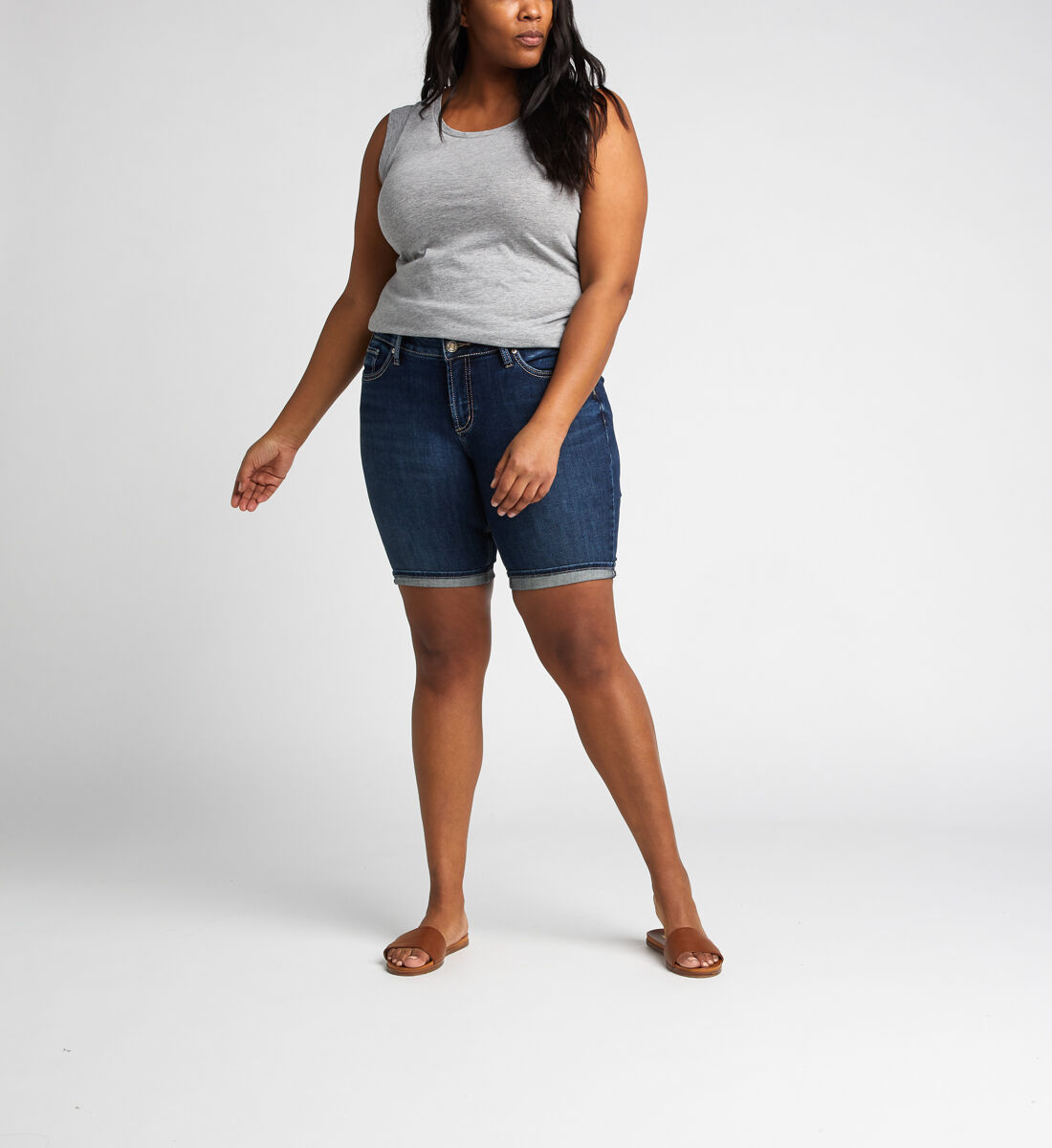 Curvy shop bermuda shorts