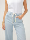 Be Easy Straight Leg Drawstring Jeans, , hi-res image number 3