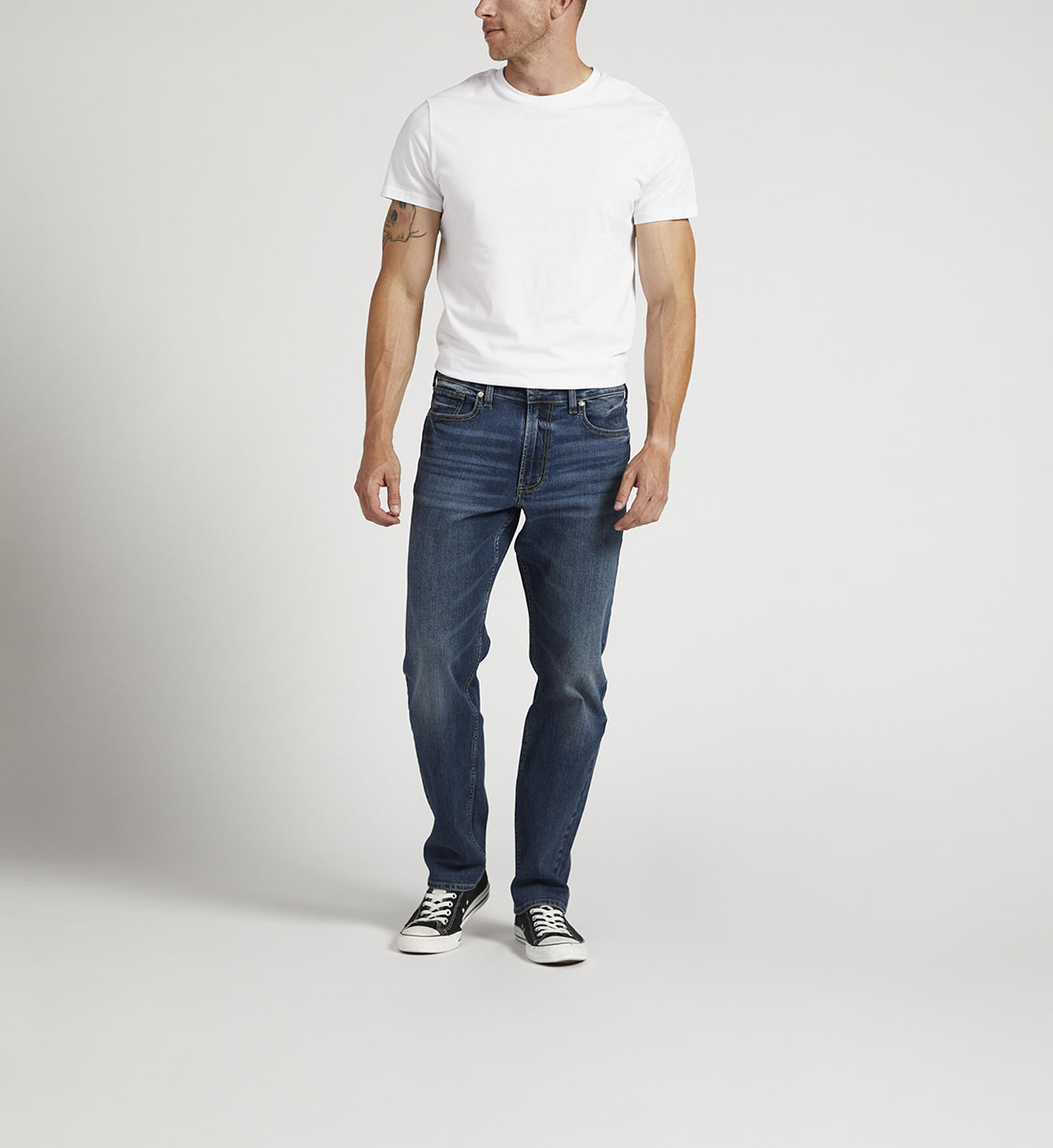 Buy Eddie Relaxed Fit Tapered Leg Jeans for USD 88.00 Silver Jeans US New