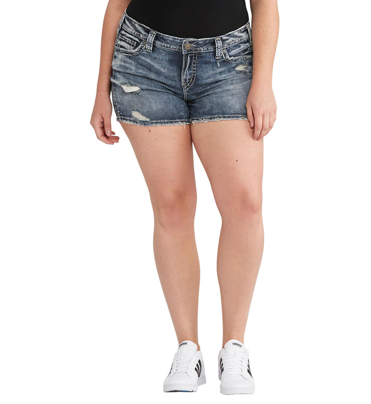 Aiko Short Dark Wash, , hi-res image number 0
