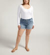 Boyfriend Mid Rise Americana Short Plus Size, , hi-res image number 0